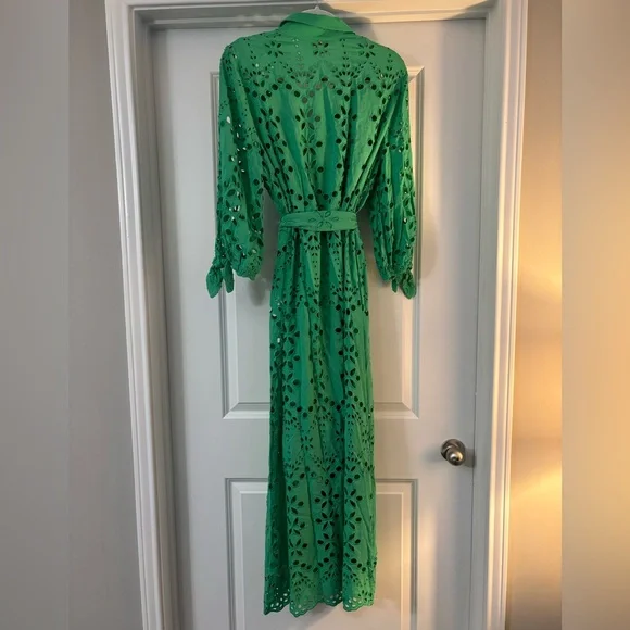Lilly Pulitzer Amrita Eyelet Midi Dress - Picture 4 of 12